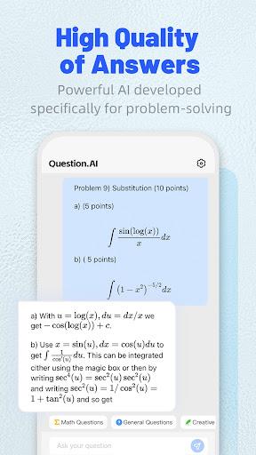 Question.AI – Chatbot & Math AI Mod Ảnh chụp màn hình 3