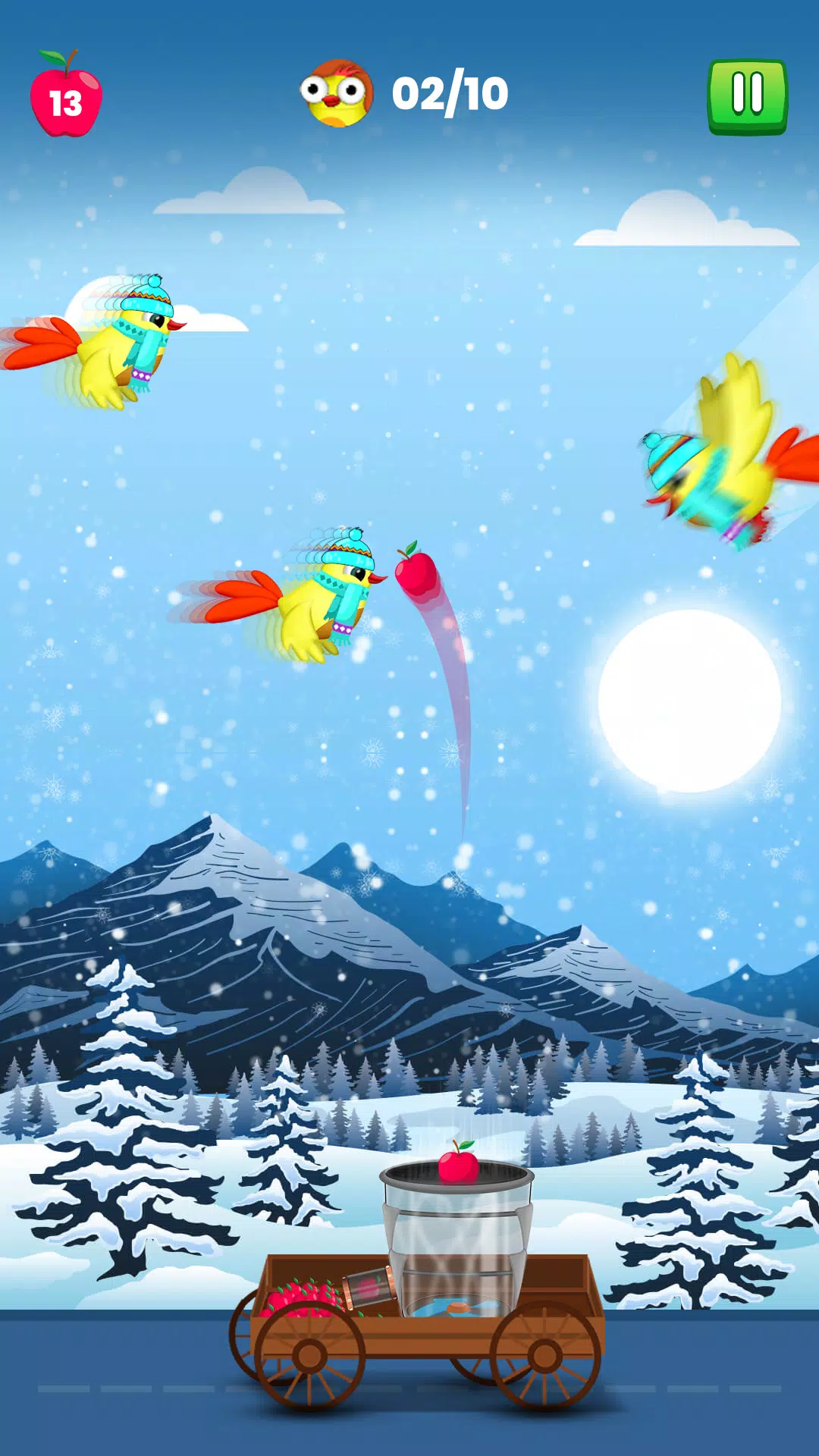 Hungry Birds Food: Bird Game Zrzut ekranu 3