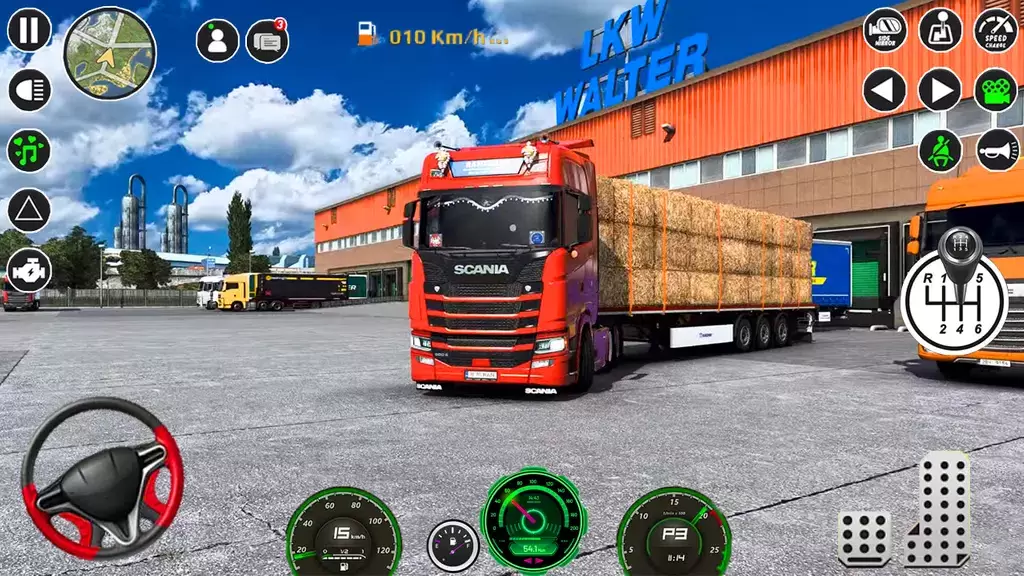 American Cargo City Driving 3D Tangkapan skrin 0