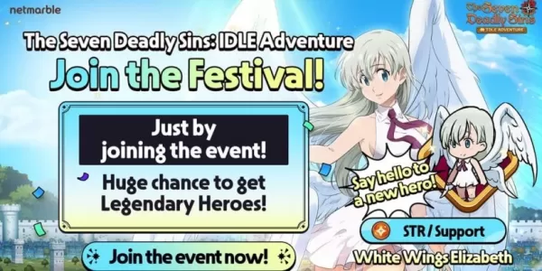 New Character White Wings Elizabeth Joins Seven Deadly Sins: Idle Adventure