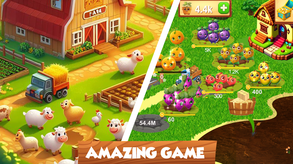 Happy Farm : Farming Challenge Скриншот 2