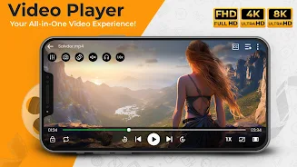 ZMPlayer: HD Video Player app Captura de tela 0