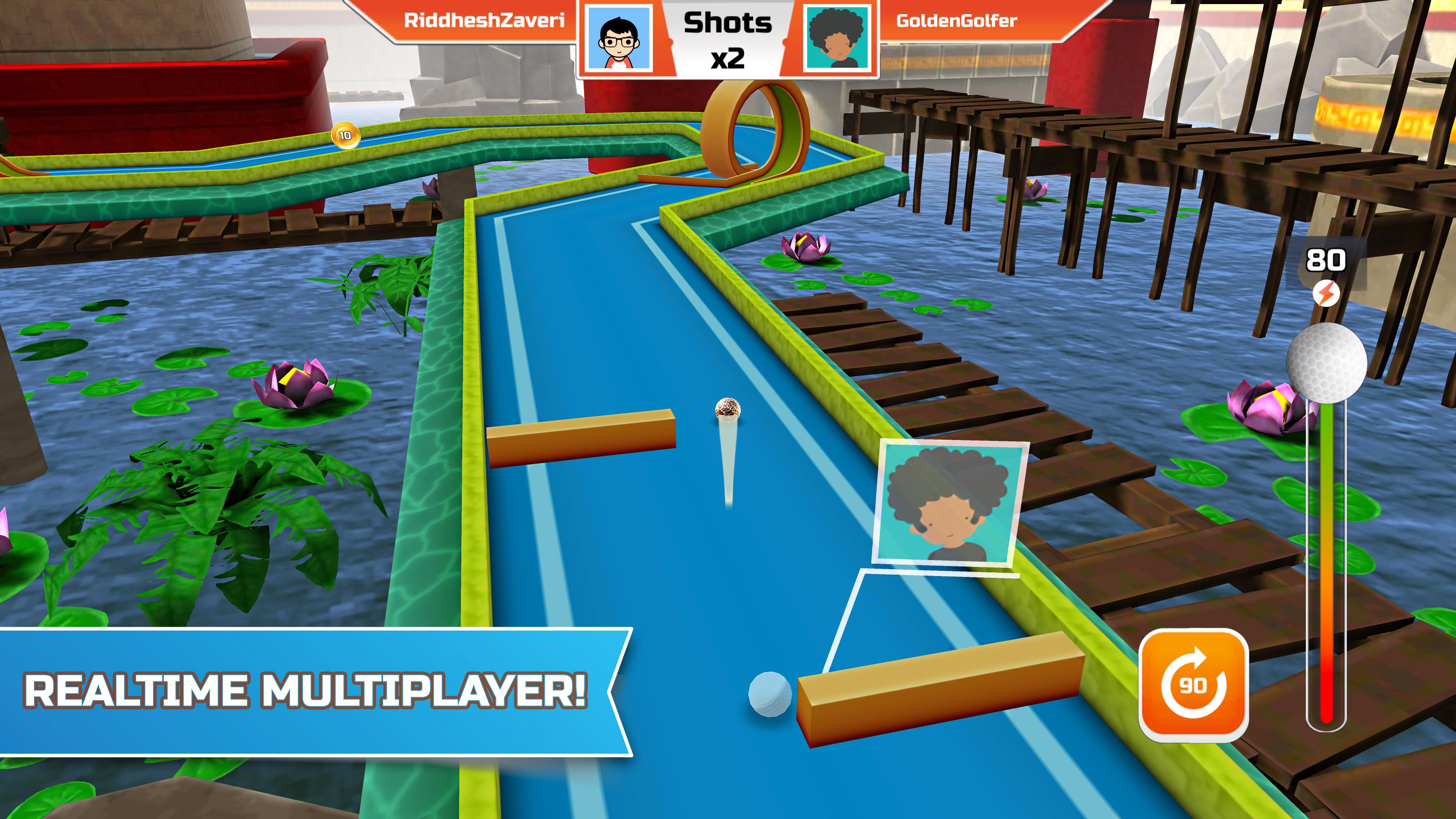 Mini Golf 3D Multiplayer Rival Ảnh chụp màn hình 1