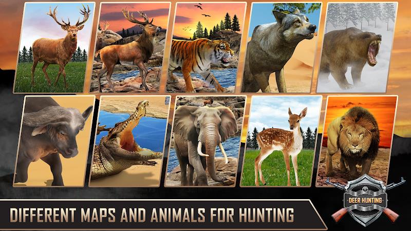 Deer Hunting Simulator Games 螢幕截圖 1