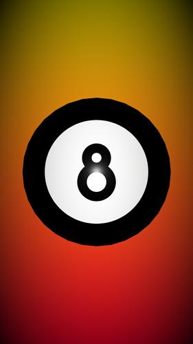 Magic 8 Ball Live Wallpaper 3D Captura de pantalla 2