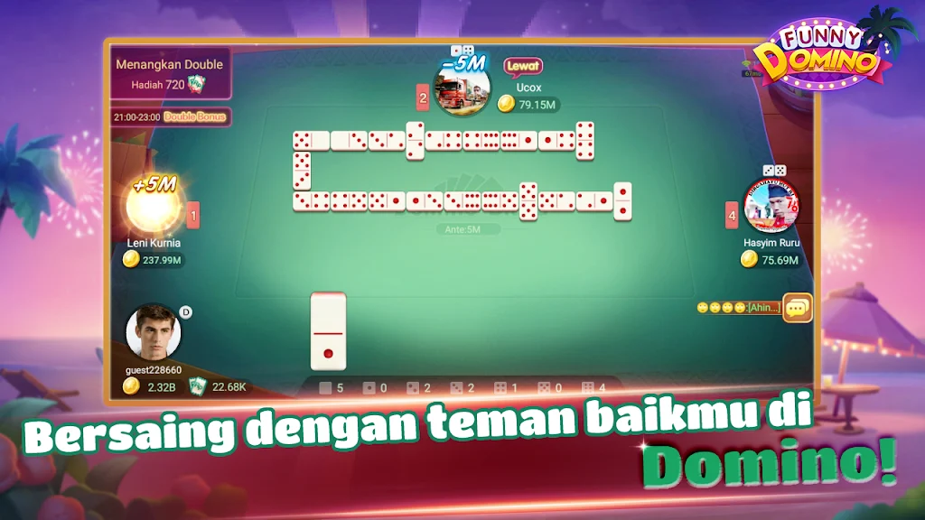 Funny Domino:Gaple QiuQiu Ảnh chụp màn hình 1