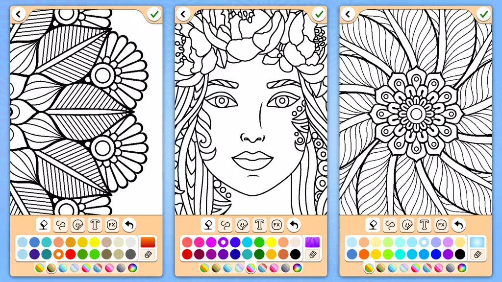 Coloriage Mandala Capture d'écran 1