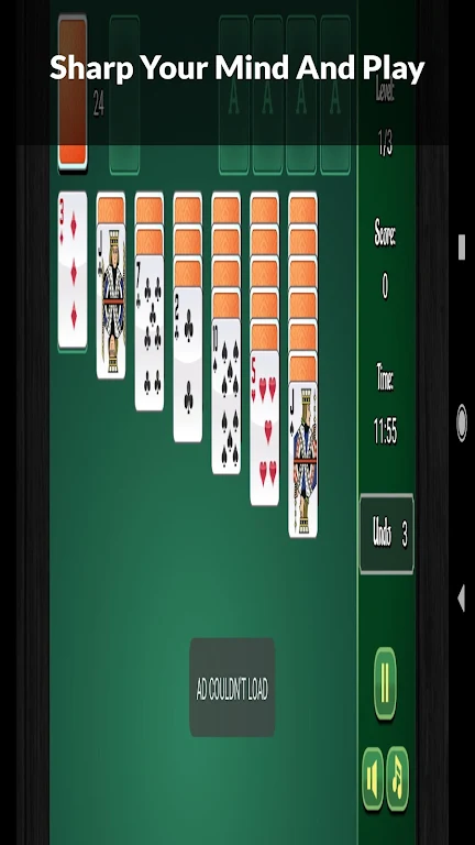 CLASSIC SOLITAIRE GAME -SIMPLE SOLITAIRE GAME EVER 螢幕截圖 1