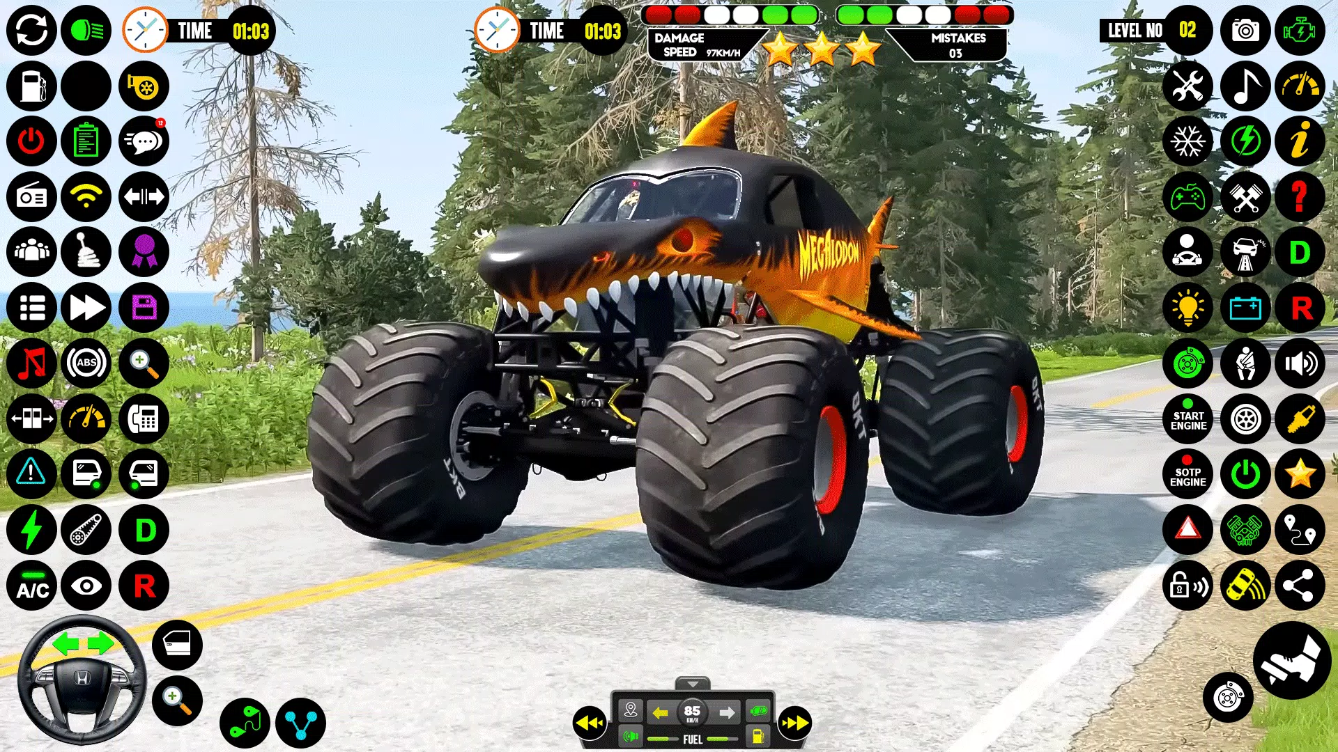 Monster Truck Racing: Truck 3D Ekran Görüntüsü 0