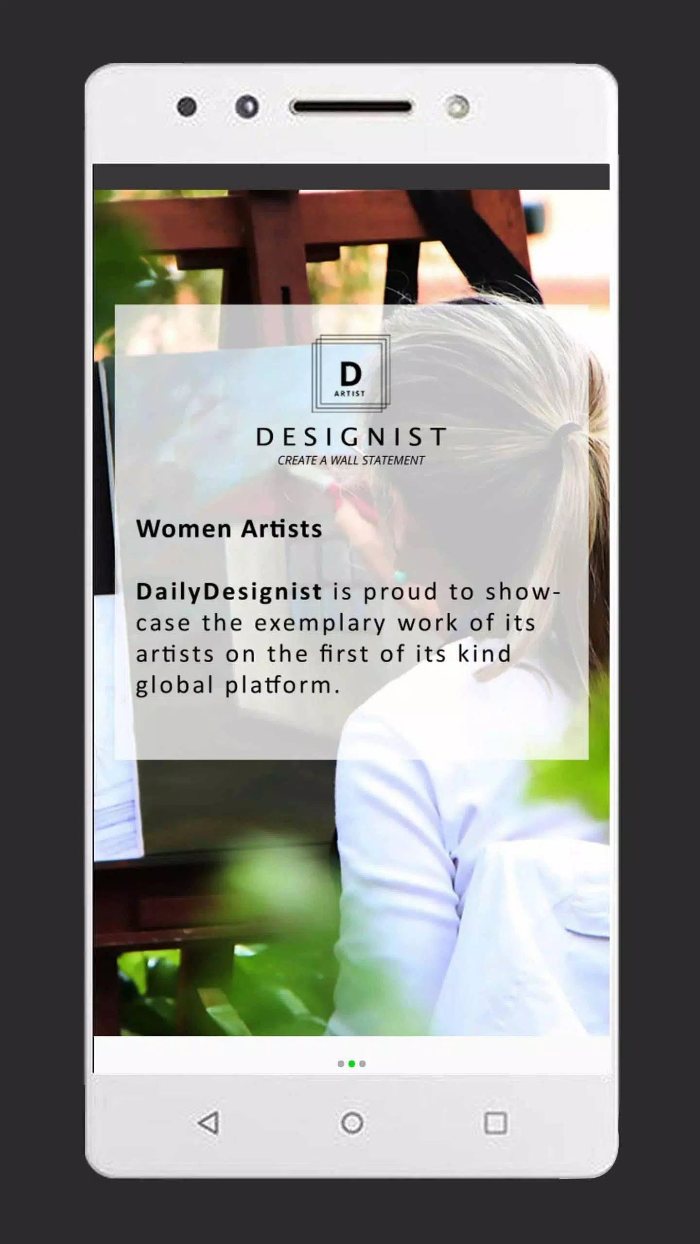 DailyDesignist Artists Captura de tela 1