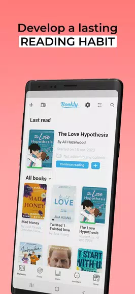 Bookly: Book & Reading Tracker Zrzut ekranu 0