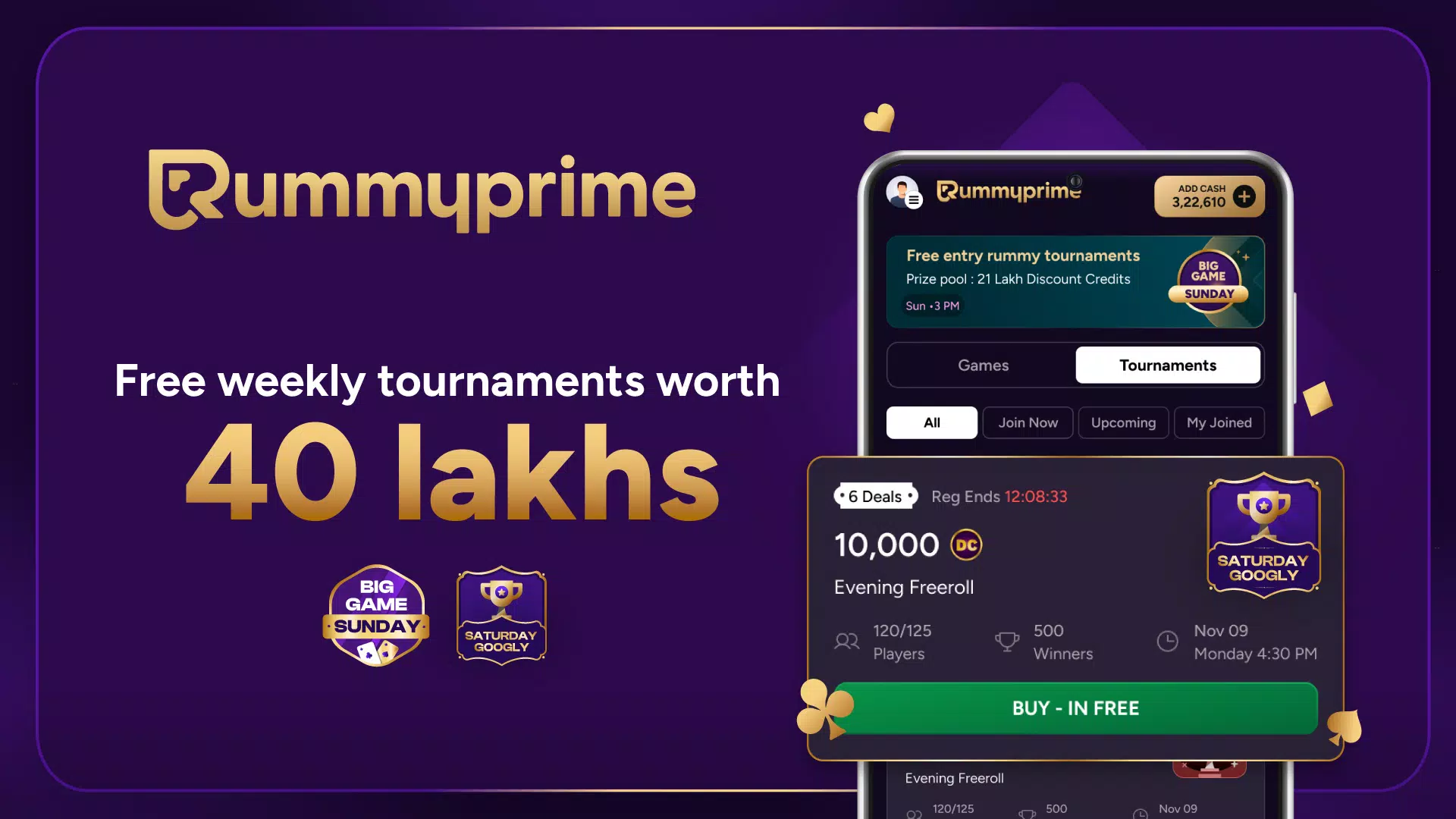 RummyPrime - Rummy Cash Game Captura de tela 3