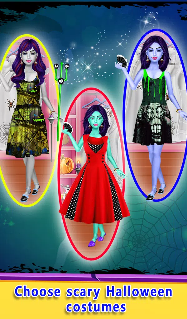 Halloween Makeover Salon Games স্ক্রিনশট 3