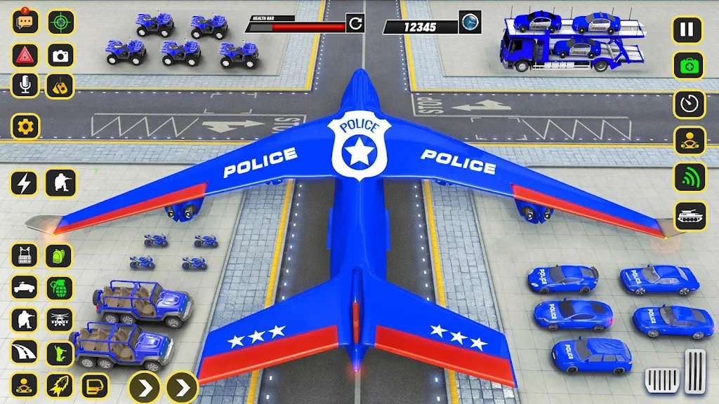 Police Car transporter Game 3D 螢幕截圖 2