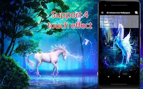 Unicorn Live Wallpapers Tangkapan skrin 3