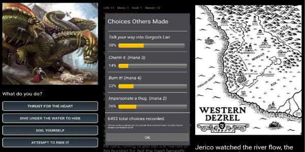 Dungeons and Decisions RPG Mod ဖန်သားပြင်ဓာတ်ပုံ 2