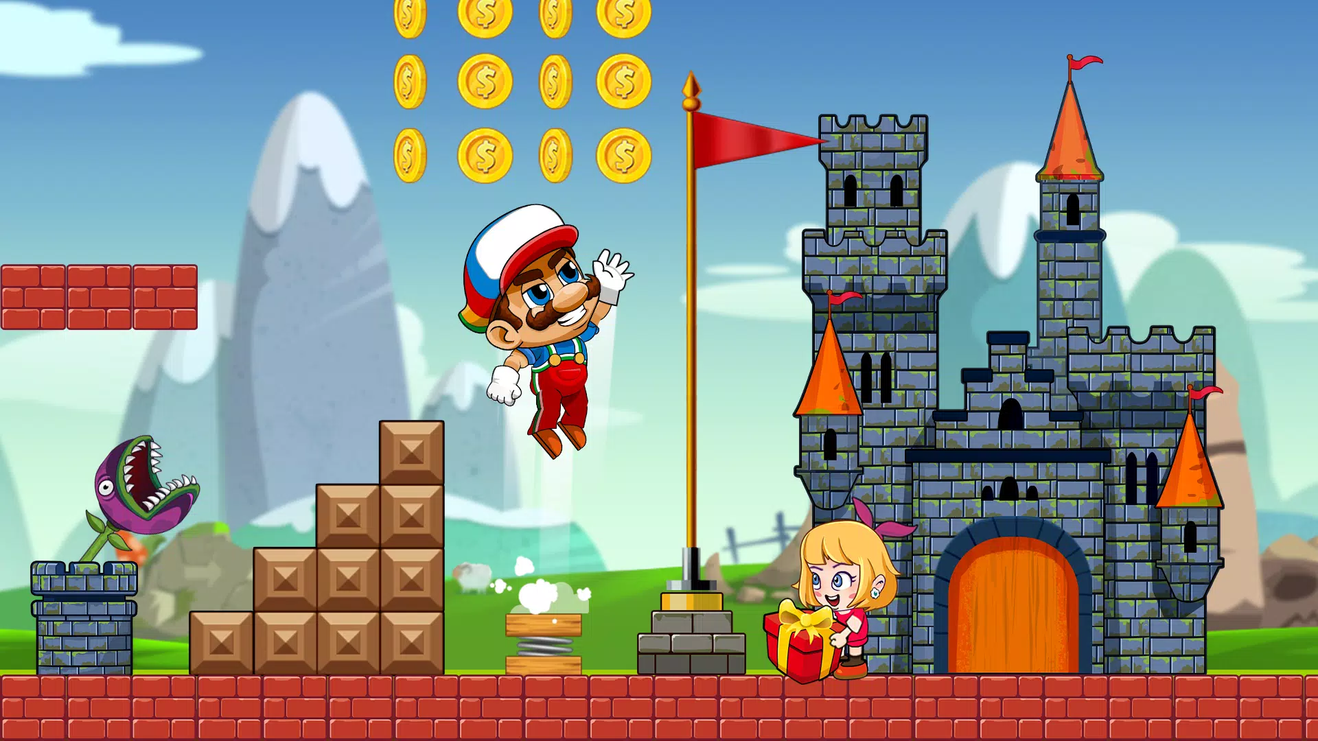 Super Bean Bros: Running Games স্ক্রিনশট 2