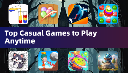 Top -Casual -Spiele jederzeit zu spielen