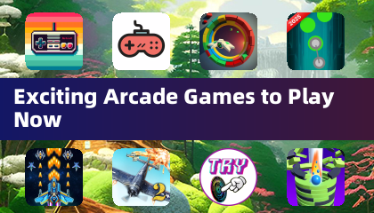 Nakatutuwang mga larong arcade upang i -play ngayon