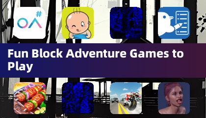 재미있는 블록 어드벤처 게임 플레이