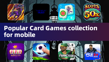 Collection de jeux de cartes populaires pour mobile